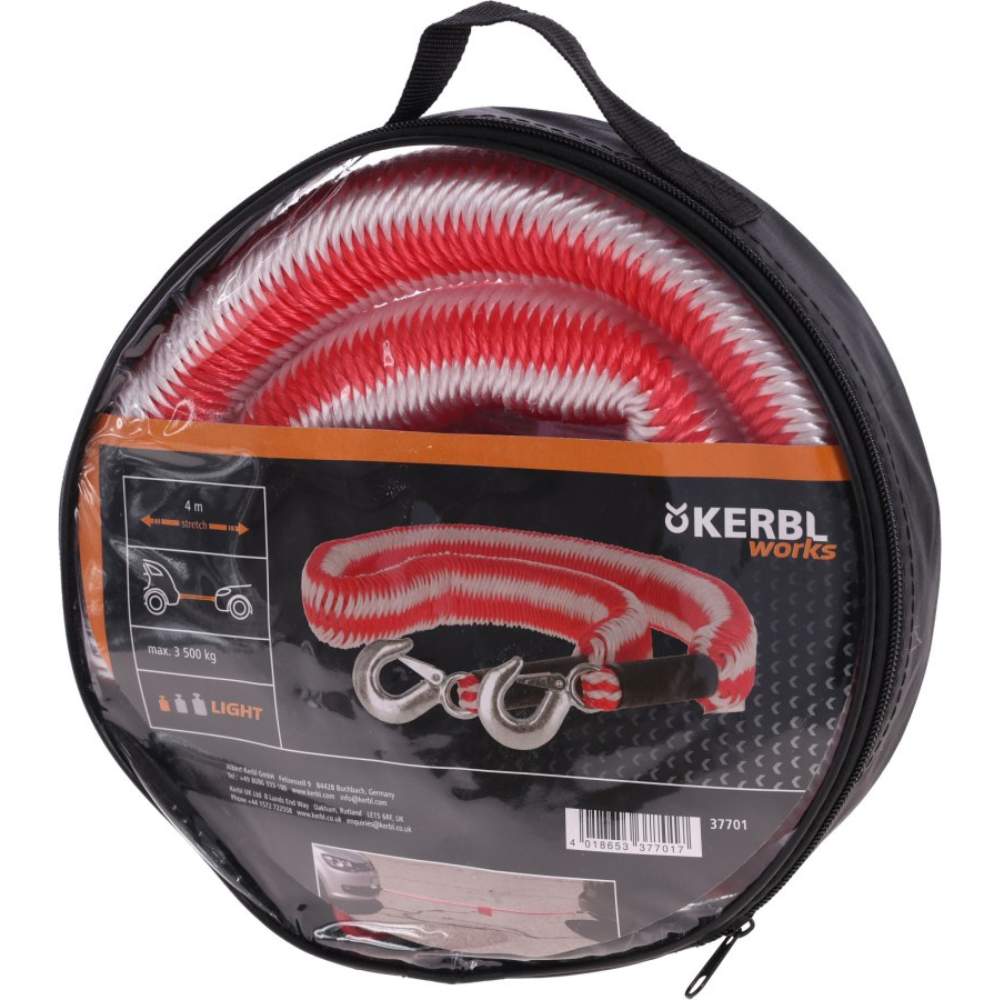 Vilkšanas virve ar āķiem, 4 m